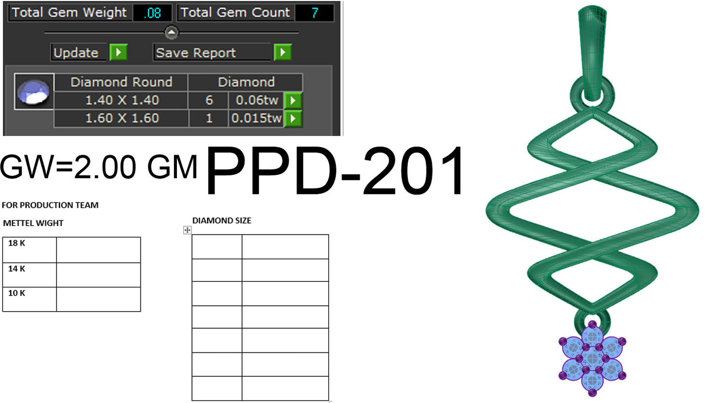 Designer Pendant dp587