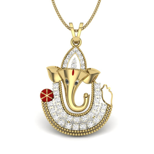 Lord Ganesha Designer Pendant dp580