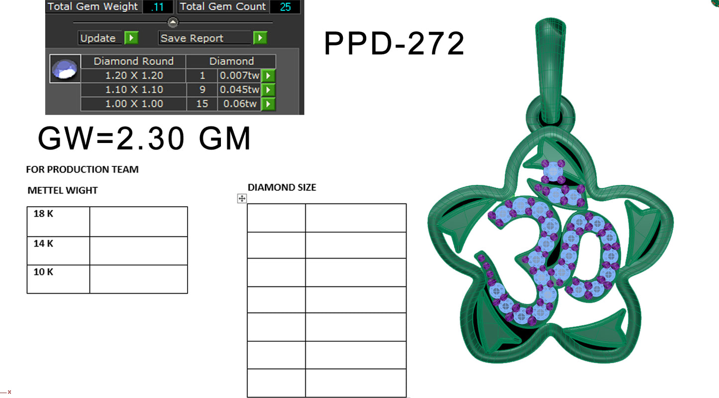 OM Design Pendant dp529
