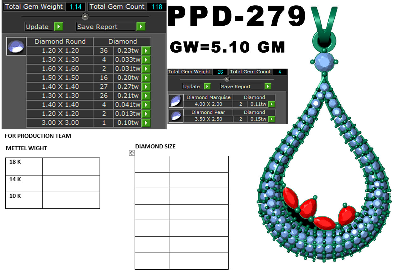 Designer Pendant dp525