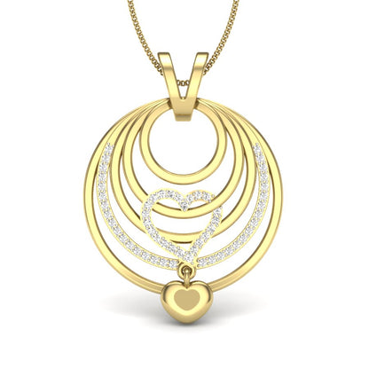 Heart Shape Designer Pendant dp453