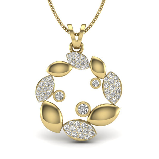 Floral Shape Round Designer Pendant dp510
