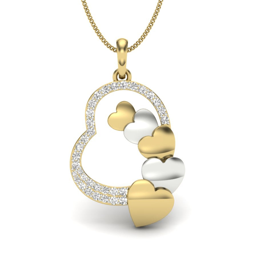 Heart Shape design Pendant dp515
