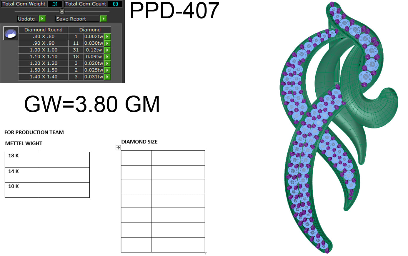 Designer Pendant dp488