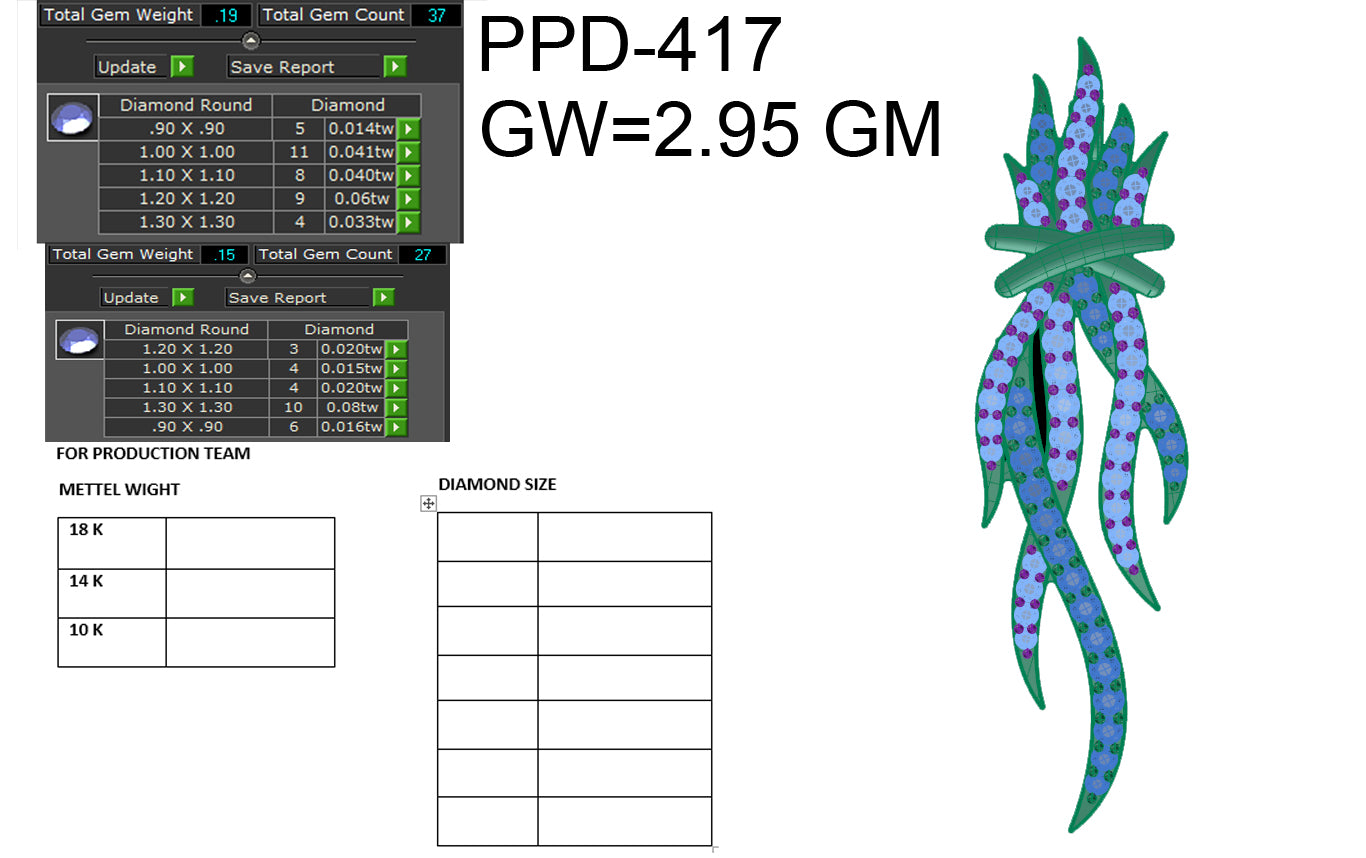 Unique Designer Pendant dp575