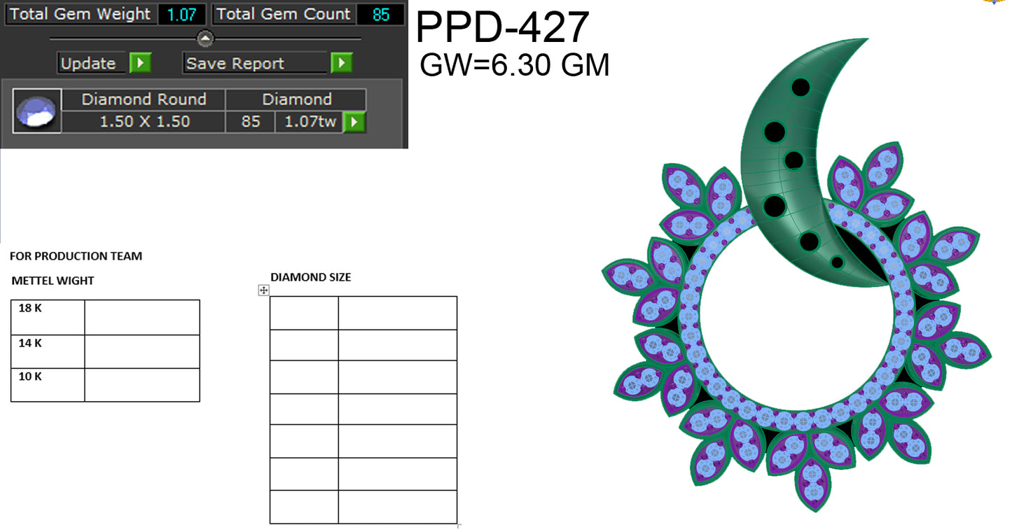 Designer Pendant dp484