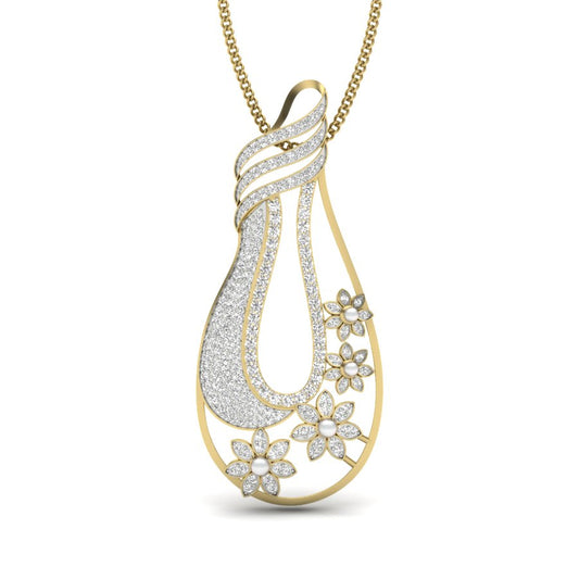 Floral Designer Pendant dp573