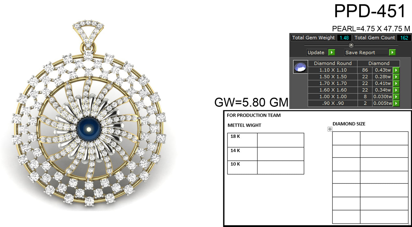 Designer Pendant dp551