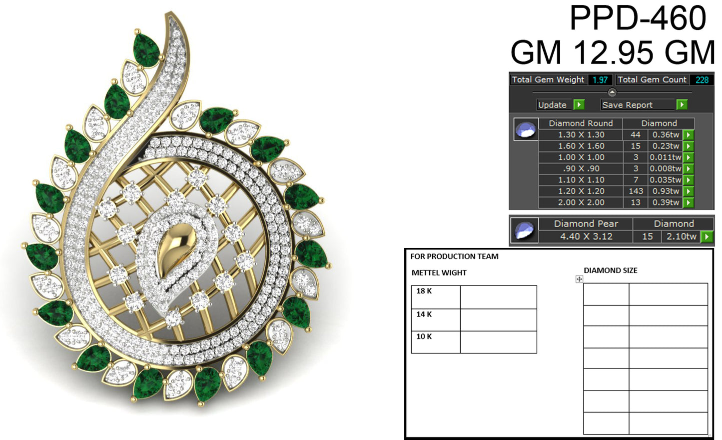 Designer Pendant dp558