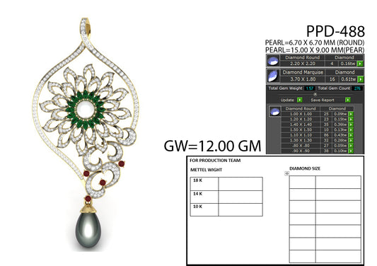 designer pendant dp571