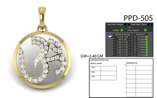 OM Design Pendant dp764