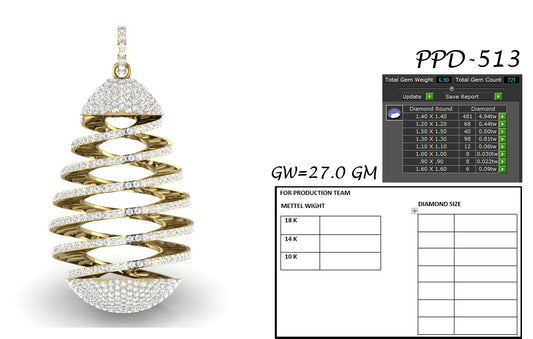 Designer Pendant dp782