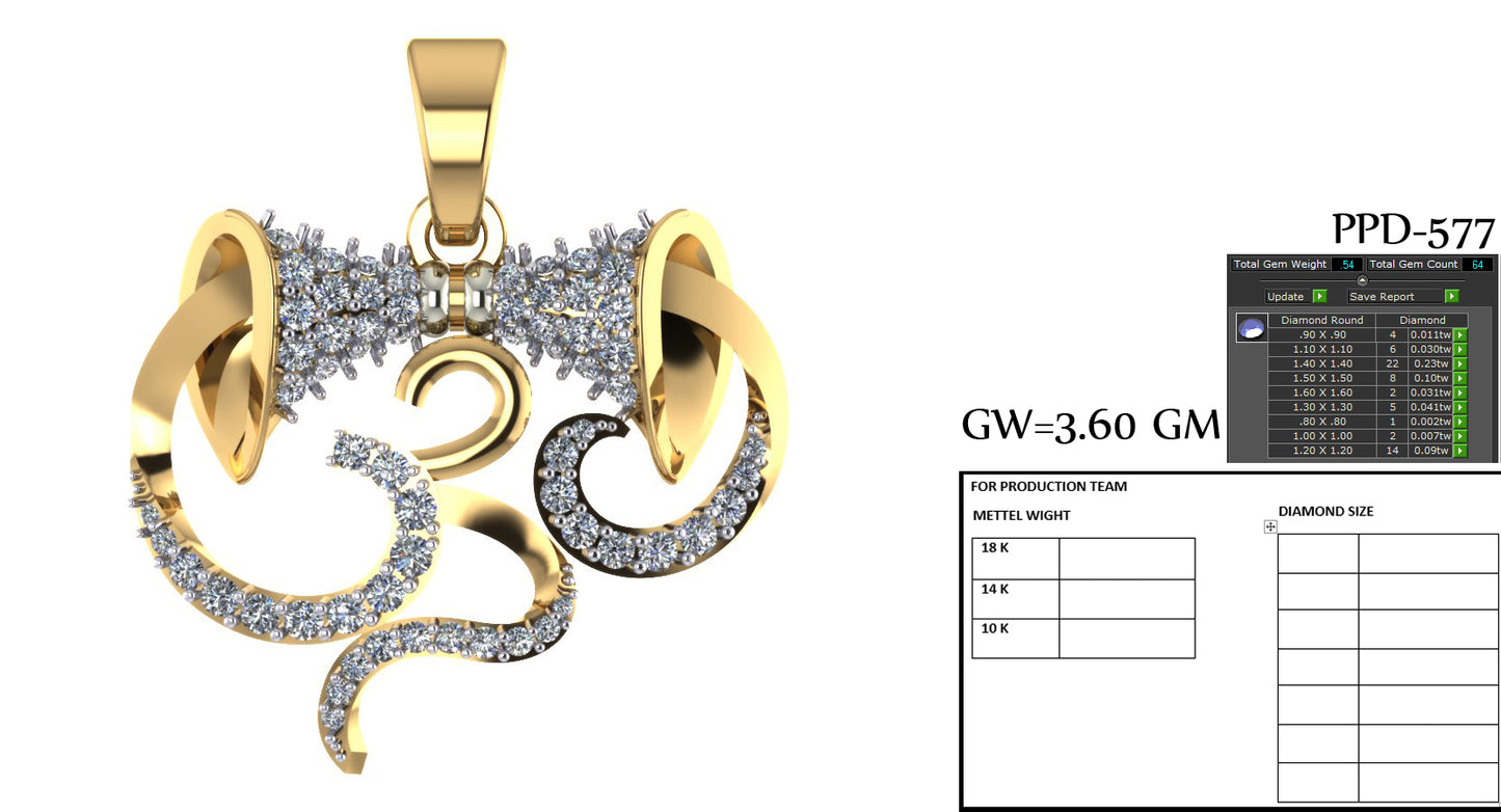 OM Design Pendant dp715