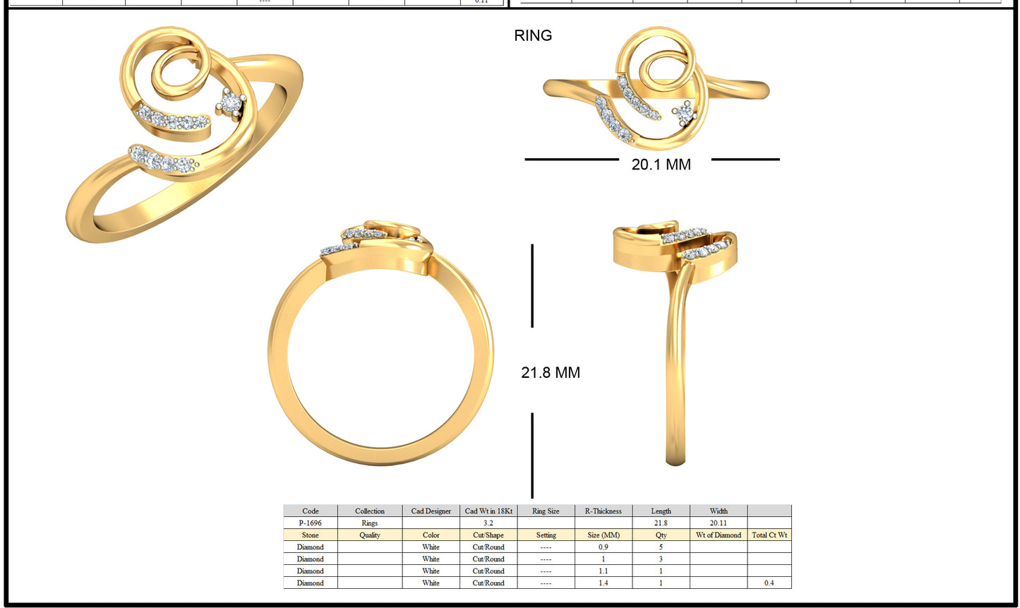 Premium Designer Ring db606