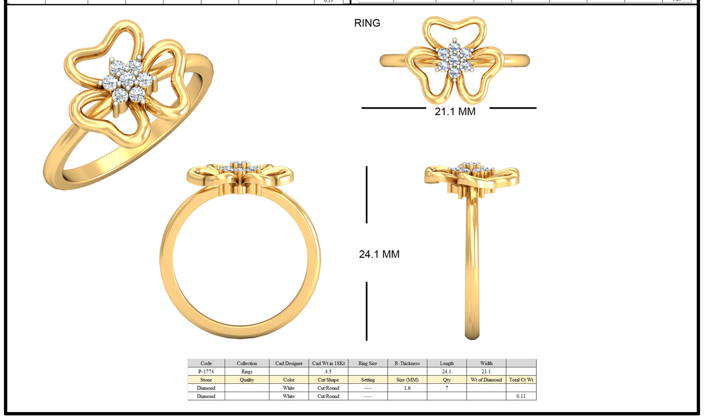 Premium Designer Ring db622