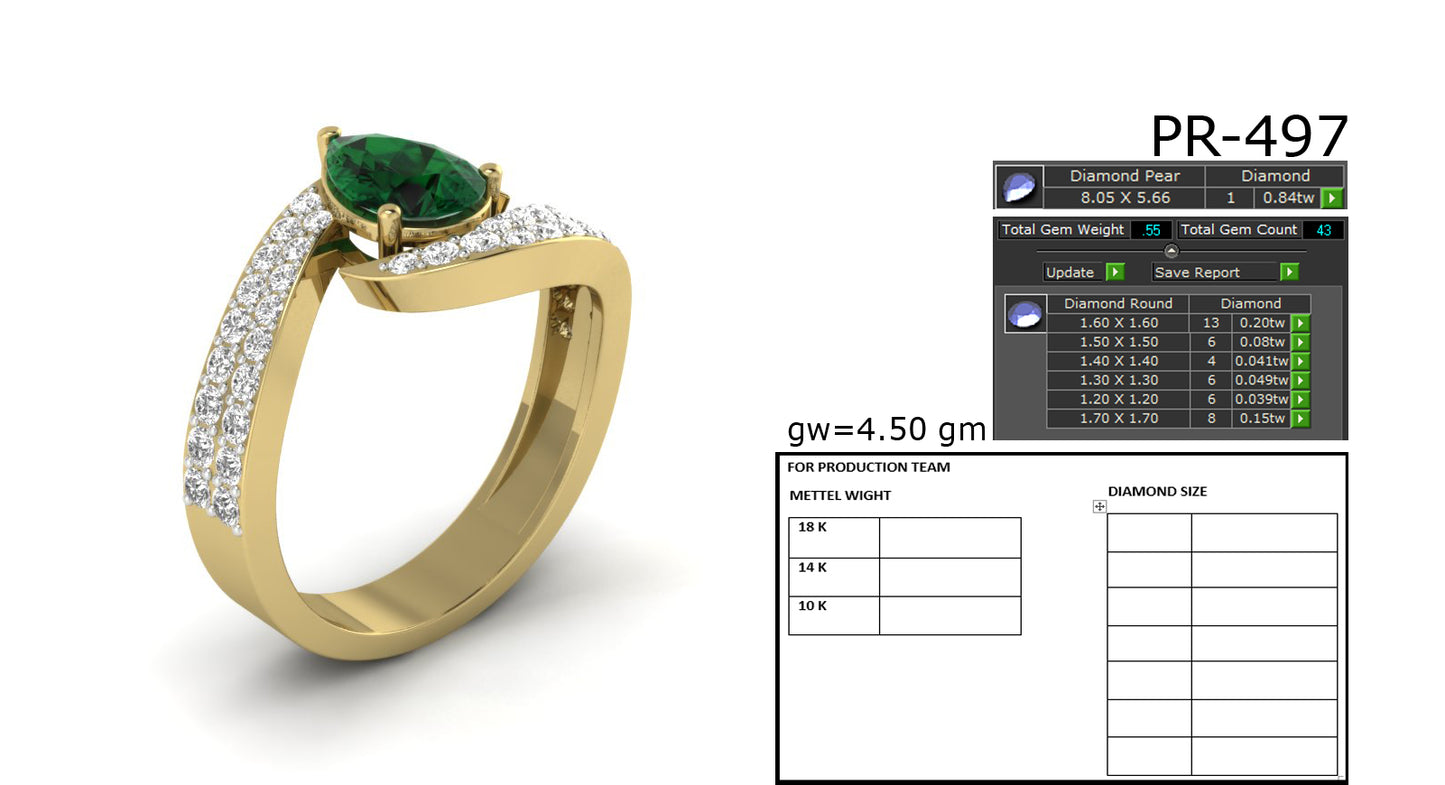 Premium Designer ring db812