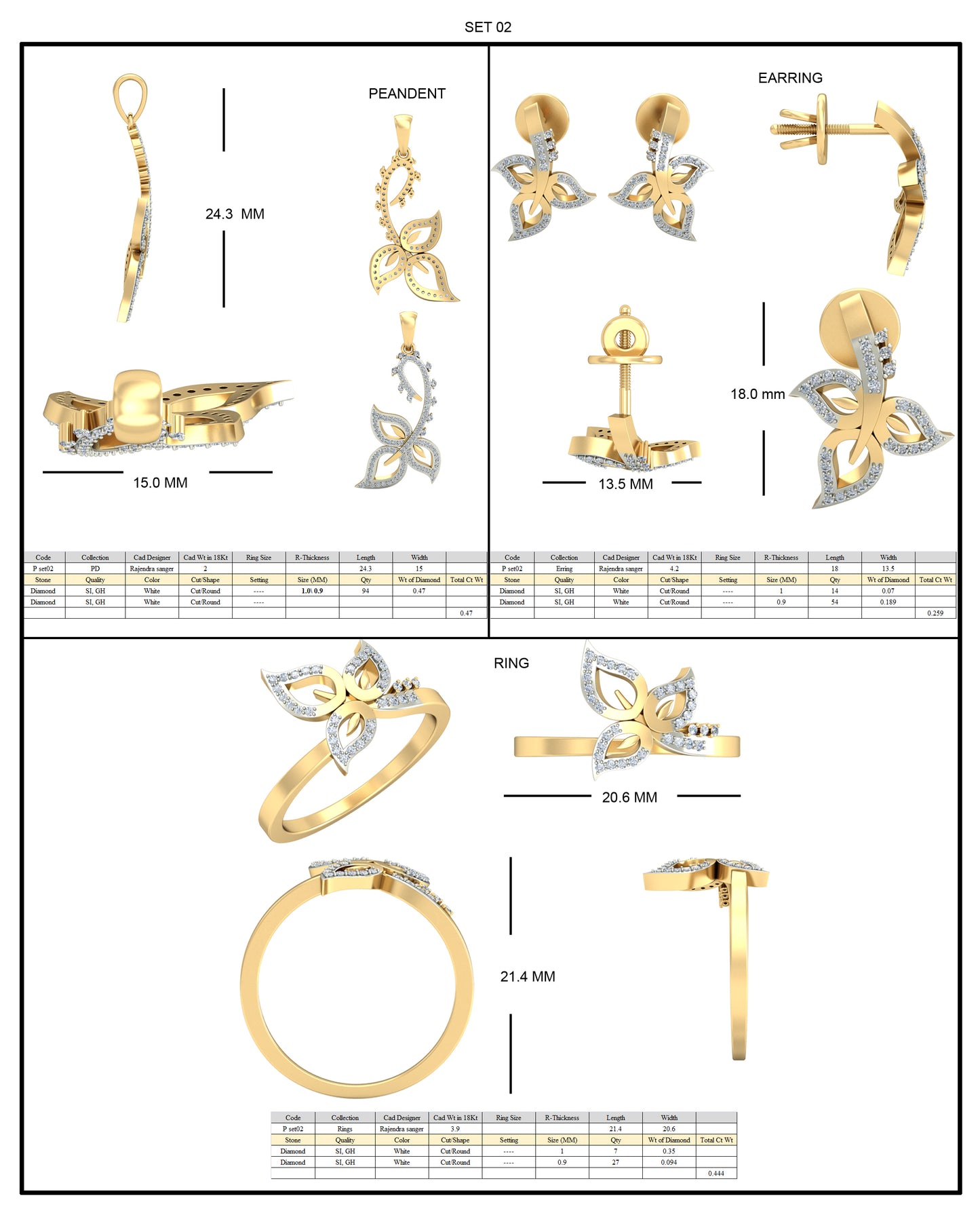 Premium Designer Ring db613