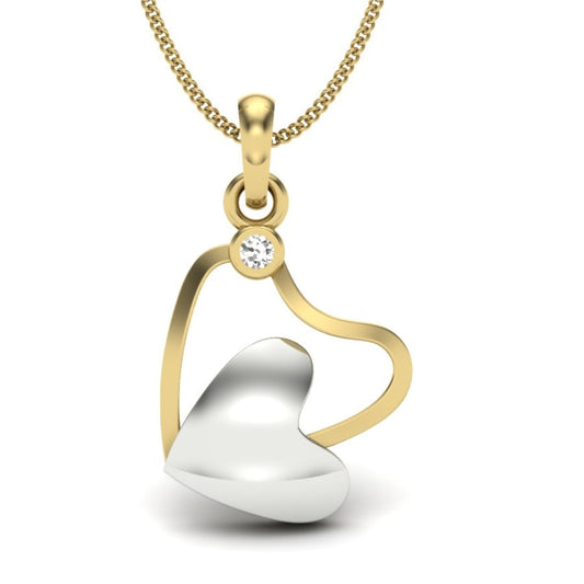 Heart Shape Designer Pendant dp233