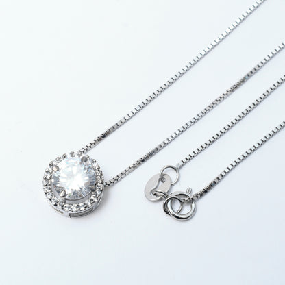 Pendant Set Round Halo