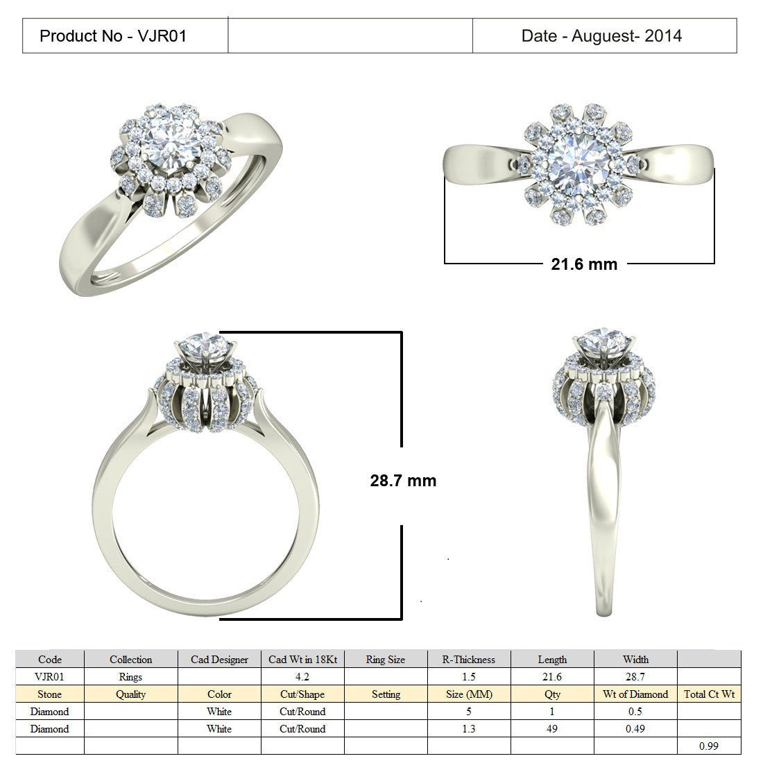 Solitaire Ring db620