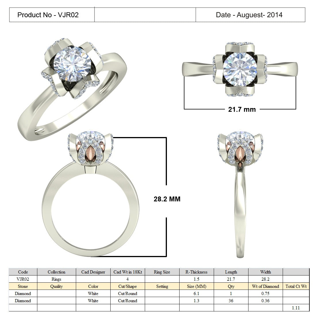 Solitaire Ring db608