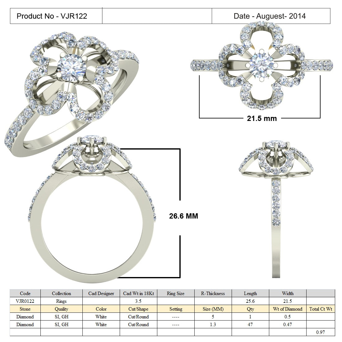 Premium Designer Ring db886