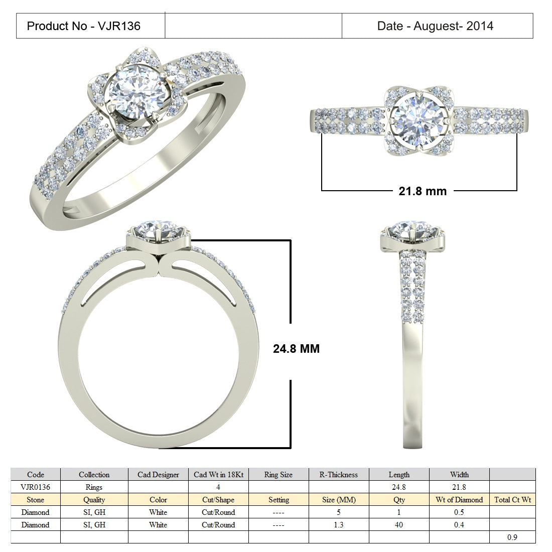 Solitaire Ring db897