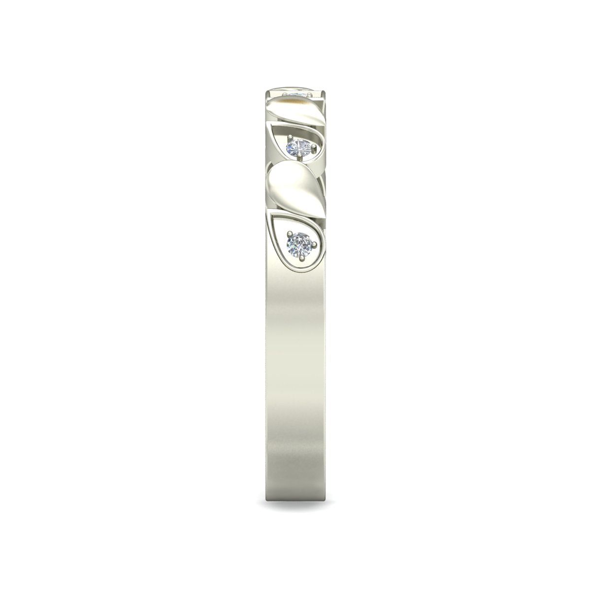 925 Silver Designer  Band for women db915