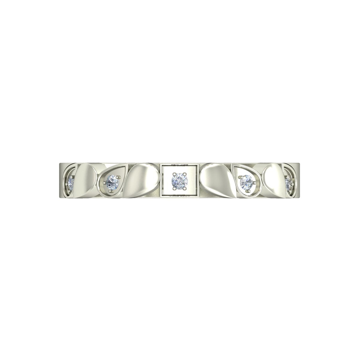 925 Silver Designer  Band for women db915