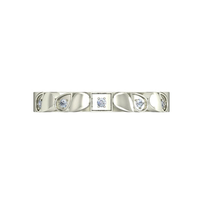 925 Silver Designer  Band for women db915