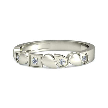 925 Silver Designer  Band for women db915