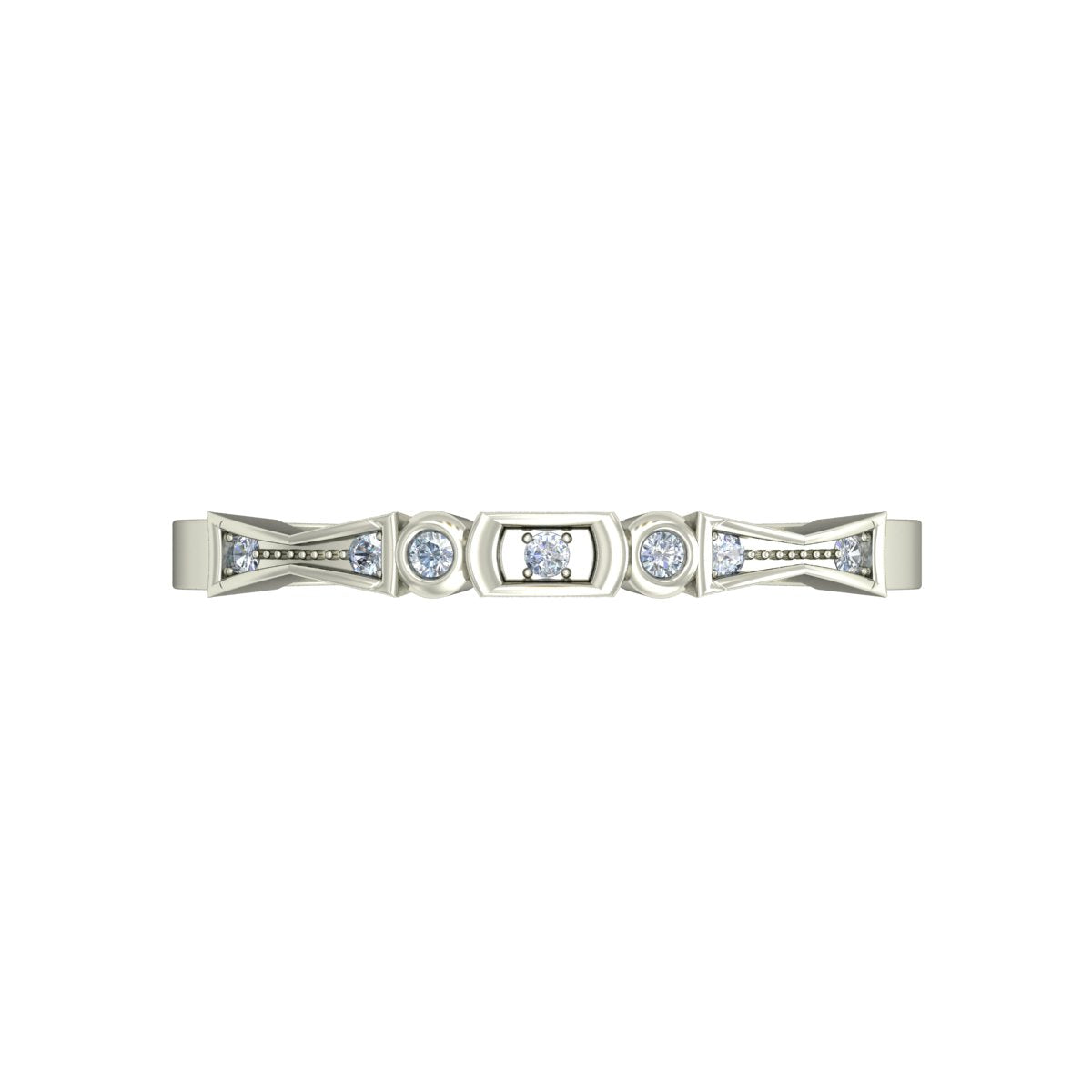 925 Silver Designer Band for womendb917