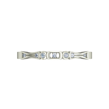 925 Silver Designer Band for womendb917