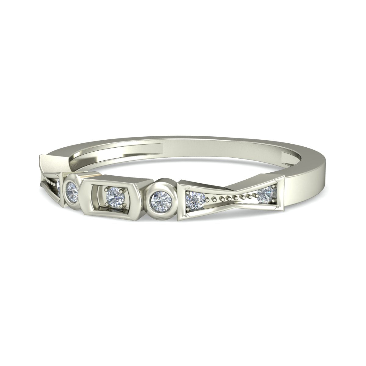 925 Silver Designer Band for womendb917