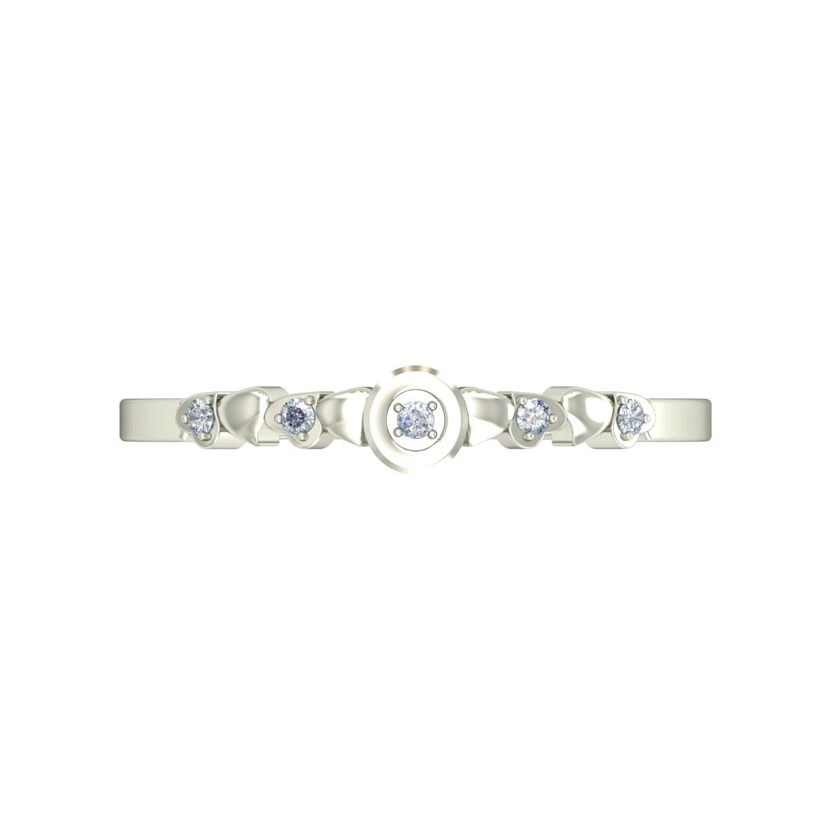 925 Silver Band fro women db923