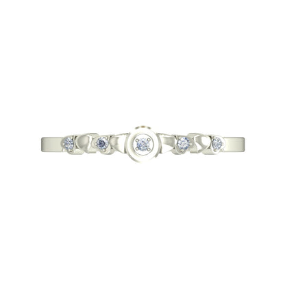 925 Silver Band fro women db923
