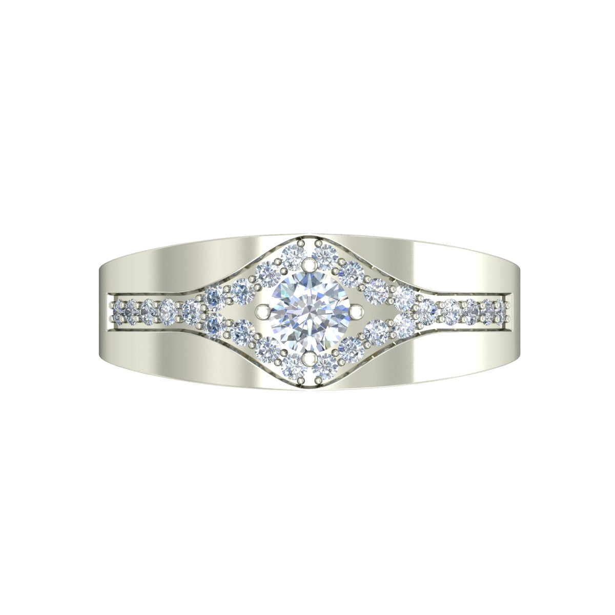 925 Sterling Silver Band For Women db937