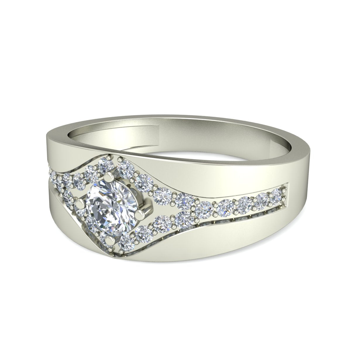 925 Sterling Silver Band For Women db937