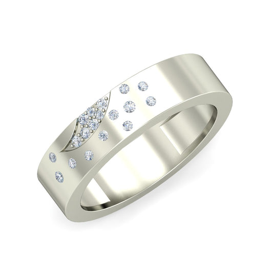 925 Silver Band for Women db941
