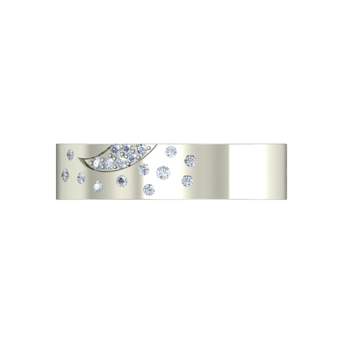 925 Silver Band for Women db941