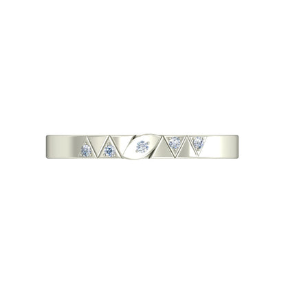 925 Silver Band for Women db946