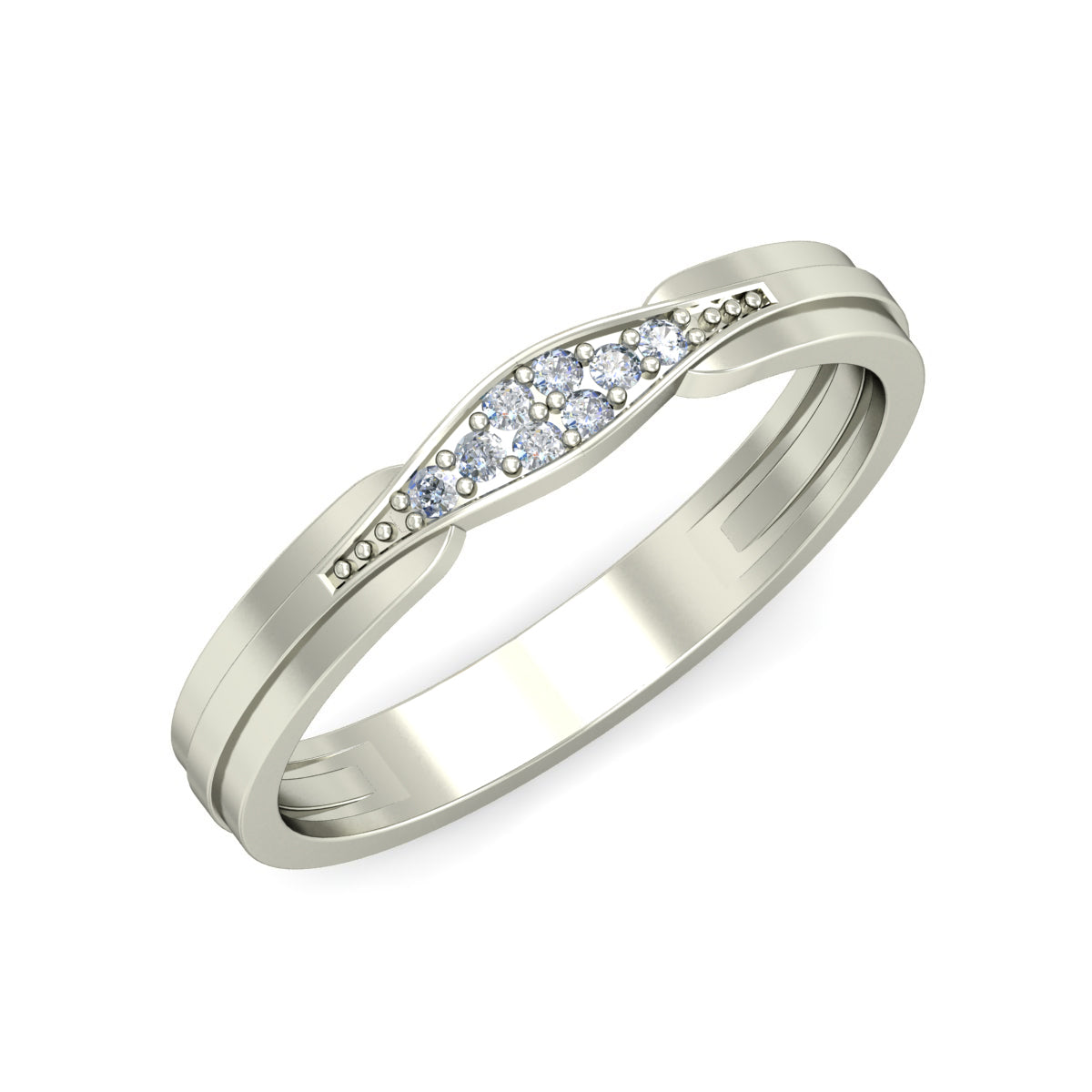 925 Silver Band for Women db961