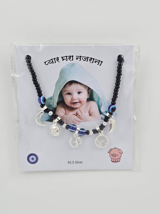 925 SILVER BABY NAZARIYA THREAD-NECK SET