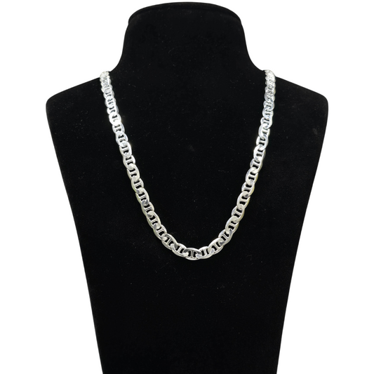 Pure 925 Silver Blade Chain For Gents wt25