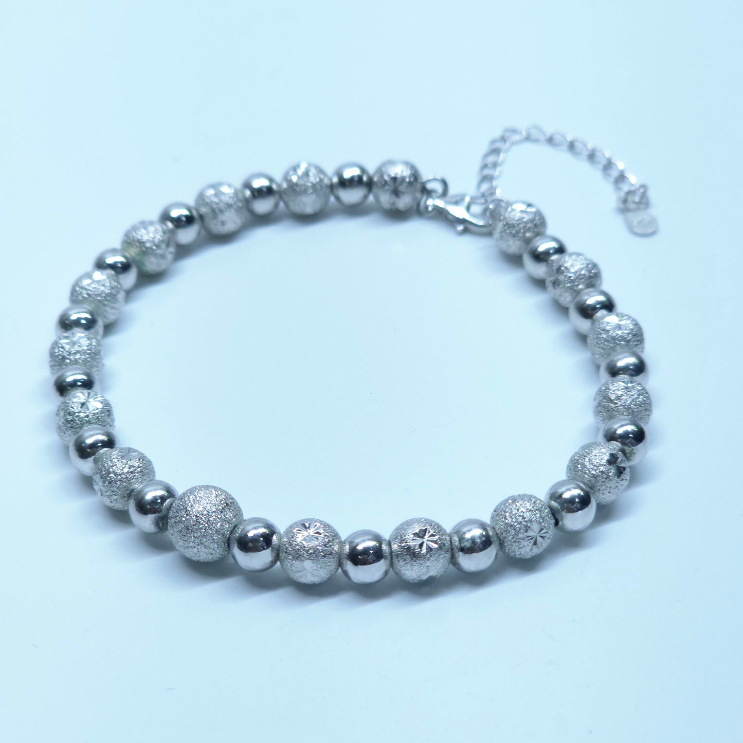 925 Silver Ladies & Teen  Bracelet with Spakling Balls
