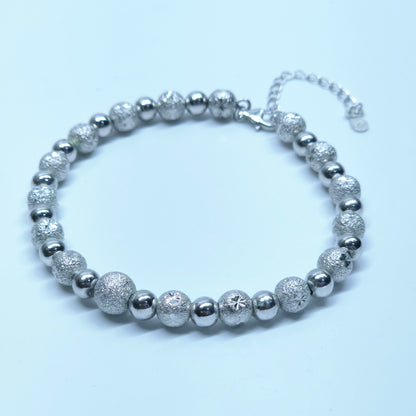 925 Silver Ladies & Teen  Bracelet with Spakling Balls