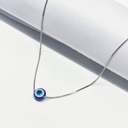925 Silver Ladies & Teen Chain With Evil Eye Pandant