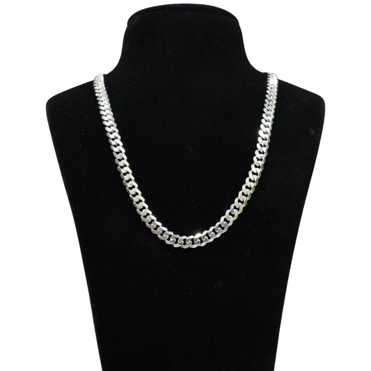 A pure 925 Silver Crub Heavy Weight Chain For Mens wt55