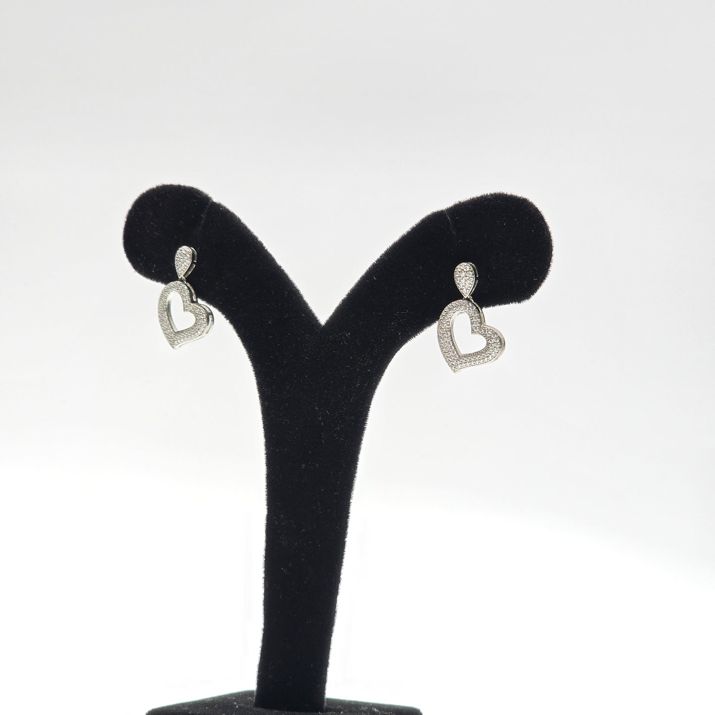 Heart Shape 925 Silver Earrings for women and teen sse001