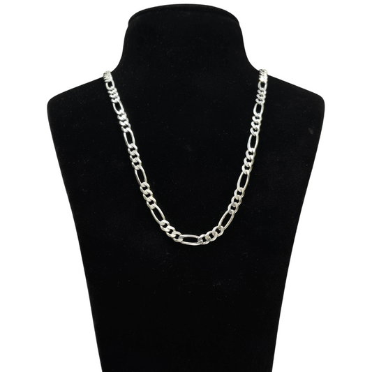 Pure 925 Silver Figaro Chain wt28